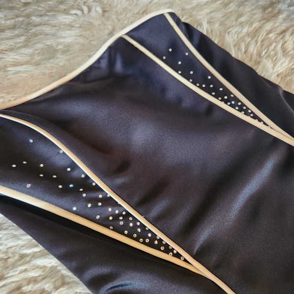 Scott McClintock Vintage Black and White Formal Gown - Picture 2 of 5